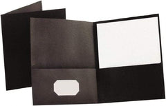 OXFORD - 8-1/2" Long x 11" Wide Pocket - Black - Eagle Tool & Supply