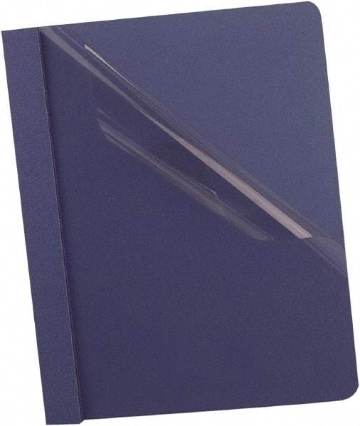 OXFORD - 11" Long x 8" Wide Report Cover - Dark Blue - Eagle Tool & Supply