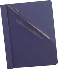 OXFORD - 11" Long x 8" Wide Report Cover - Dark Blue - Eagle Tool & Supply