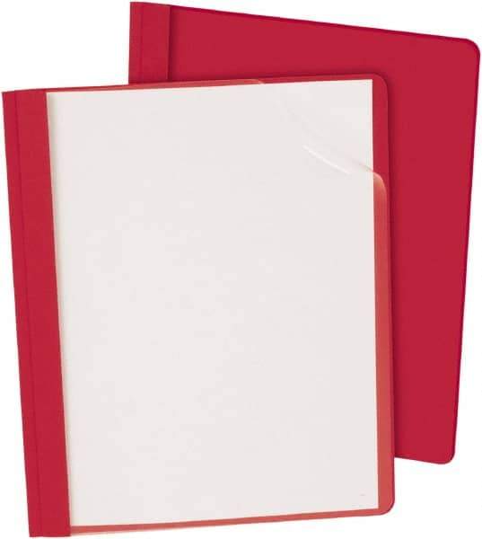OXFORD - 11" Long x 8" Wide Report Cover - Red - Eagle Tool & Supply
