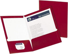 OXFORD - 8-1/2" Long x 11" Wide Pocket - Crimson - Eagle Tool & Supply