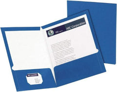 OXFORD - 8-1/2" Long x 11" Wide Pocket - Blue - Eagle Tool & Supply