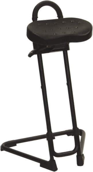 ShopSol - Swivel & Adjustable Stools Type: Sit-Stand Stool Base Type: Tubular Steel - Eagle Tool & Supply