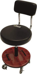 ShopSol - Swivel & Adjustable Stools Type: Adjustable Height Stool Base Type: Steel - Eagle Tool & Supply