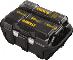DeWALT - 40 Volt, 6 Battery Lithium-Ion Power Tool Charger - 1 hr & 30 min to Charge, AC Wall Outlet Power Source - Eagle Tool & Supply