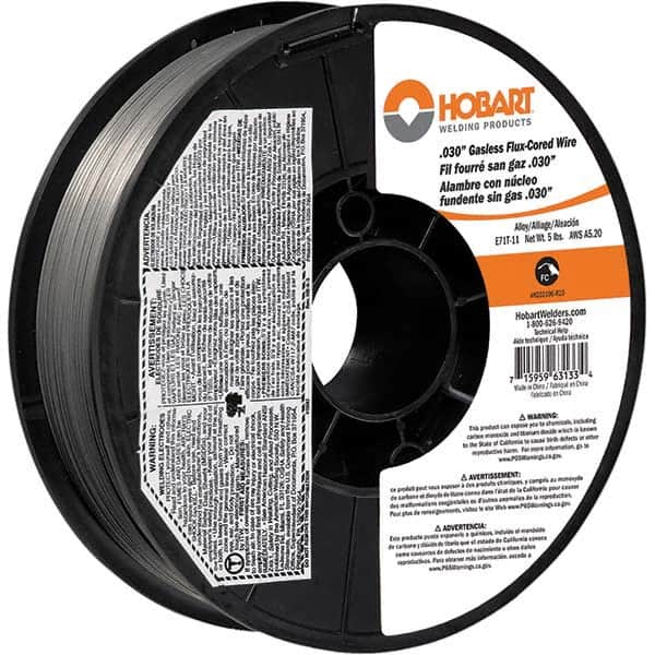 Hobart Welding Products - MIG Welding Wire Industry Specification: E71T-11 Wire Diameter: 0.03000 (Decimal Inch) - Eagle Tool & Supply