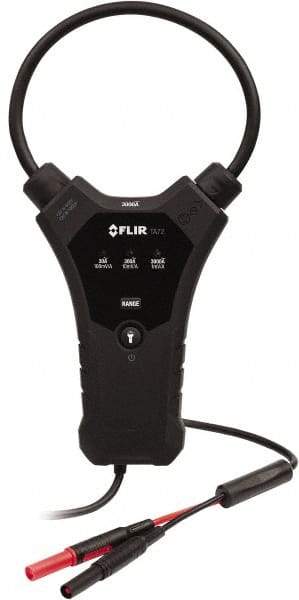 FLIR - Black Electrical Test Equipment Current Probe - Use with Most DMMs and Clamp Meters that use Banana Plugs and Output is a Voltage Signal - Eagle Tool & Supply