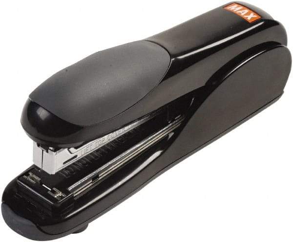 MAX - 30 Sheet Full Strip, Flat Clinch Stapler - Black - Eagle Tool & Supply