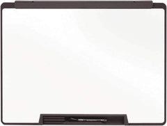 Quartet - 24" High x 36" Wide Dry Erase - Melamine, Includes Dry-Erase Marker, Eraser & Mounting Kit - Eagle Tool & Supply