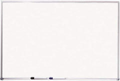 Mead - 48" High x 72" Wide Dry Erase - Melamine, Includes Mounting Kit - Eagle Tool & Supply