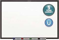 Quartet - 48" High x 72" Wide Magnetic Dry Erase Board - Steel, Includes Dry-Erase Marker & Mounting Kit - Eagle Tool & Supply