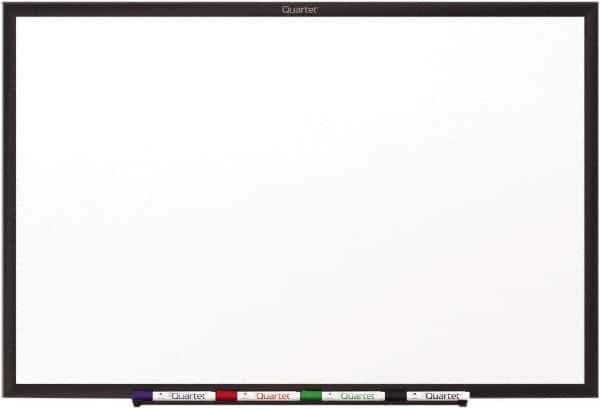 Quartet - 48" High x 96" Wide Dry Erase - Porcelain, Includes Dry Erase Markers & Mounting Hardware - Eagle Tool & Supply