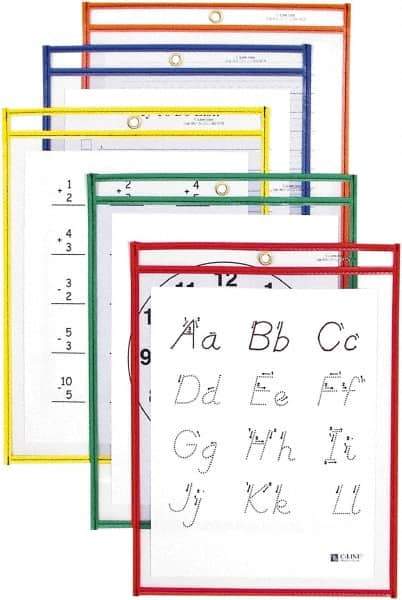 C-LINE - 12" High x 9" Wide Dry Erase - Plastic - Eagle Tool & Supply