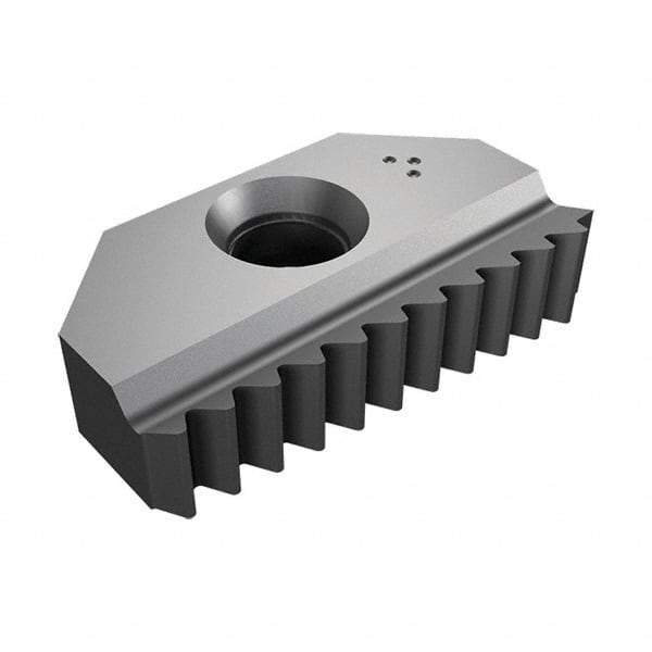 Iscar - 14 TPI, Internal/External Thread, NPTF Standard, MT LNHT Grade IC908 Thread Mill Insert - Carbide, TiAlN Coating - Eagle Tool & Supply