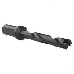 Allied Machine and Engineering - 33/64" to 11/16" Diam 3-1/2" Max Depth Helical Flute Spade Drill - Eagle Tool & Supply