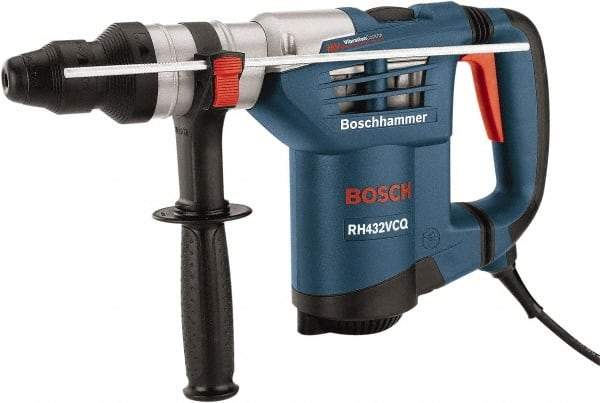 Bosch - 120 Volt 1-1/4" Keyless Chuck Electric Rotary Hammer - 0 to 3,600 BPM, 0 to 750 RPM, Reversible - Eagle Tool & Supply