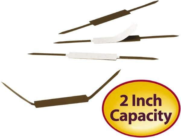 SMEAD - 100 Piece Paper File Fasteners - 2-3/4" Long - Eagle Tool & Supply