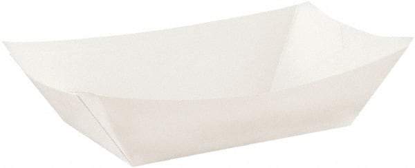 Dixie - Kant Leek Polycoated Paper Food Tray, 3 Pound, 250/Pack 2/Case - White - Eagle Tool & Supply