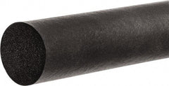 Value Collection - 100' Long, Neoprene Foam Cord - 1/8" Diam, Black - Eagle Tool & Supply