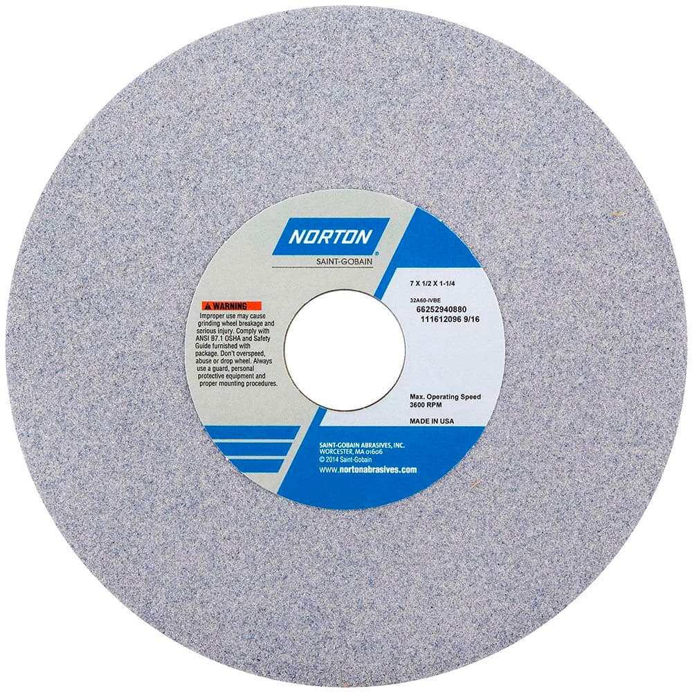 Norton - Tool & Cutter Grinding Wheels Wheel Type: Type 1 Wheel Diameter (Inch): 7 - Eagle Tool & Supply