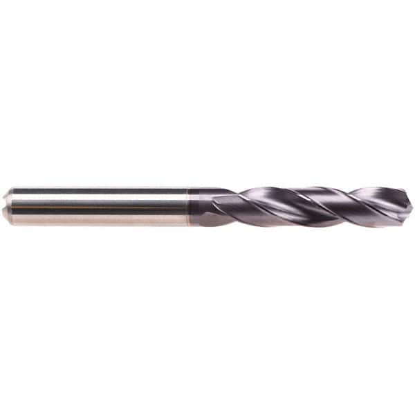 Emuge - 9.6mm 140° Spiral Flute Solid Carbide Screw Machine Drill Bit - Eagle Tool & Supply