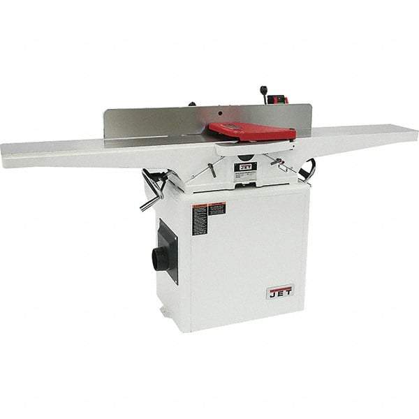 Jet - 5,500 RPM, 8" Cutting Width, 1/2" Cutting Depth, Jointer - 4-3/4" Fence Height, 38-1/2" Fence Length, 2 hp - Eagle Tool & Supply