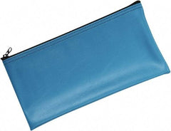 MMF - 1 Compartment, 11" Wide x 6" High x 9/16" Deep, Wallet Bag - Vinyl, Marine Blue - Eagle Tool & Supply