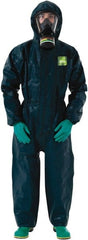 Ansell - Pack of 6 Size L Film Laminate Chemical Resistant General Purpose Coveralls - Eagle Tool & Supply
