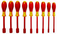 Insulated Nut Driver Inch Set Includes: 3/16" - 5/8"; in Roll Up Pouch. 9 Pieces - Eagle Tool & Supply