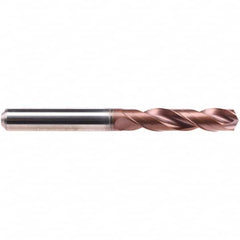 Emuge - 8.7mm 140° Spiral Flute Solid Carbide Screw Machine Drill Bit - Eagle Tool & Supply