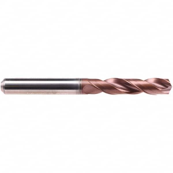 Emuge - 8.2mm 140° Spiral Flute Solid Carbide Screw Machine Drill Bit - Eagle Tool & Supply