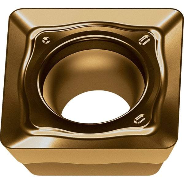 Walter - SDMT09T308 F57 Grade WKP25S Carbide Milling Insert - TiAlN/Al2O3 Finish, 0.156" Thick, 3/8" Inscribed Circle, 0.79mm Corner Radius - Eagle Tool & Supply