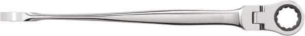 GearWrench - 5/16" 12 Point Flexhead Combination Wrench - 5.91" OAL, Steel, Full Polish Finish - Eagle Tool & Supply