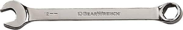 GearWrench - 17mm 6 Point Combination Wrench - 10-1/4" OAL, Steel, Full Polish Finish - Eagle Tool & Supply