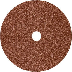 3M - 4-1/2" Diam 7/8" Hole 120+ Grit Fiber Disc - Ceramic, 13,300 Max RPM, Series 787C - Eagle Tool & Supply