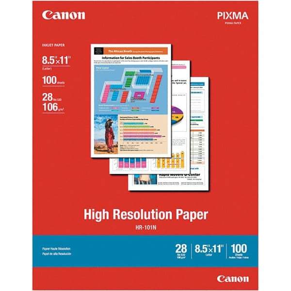 Canon - 8-1/2" x 11" White Photo Paper - Use with Canon Pixma Printers - Eagle Tool & Supply