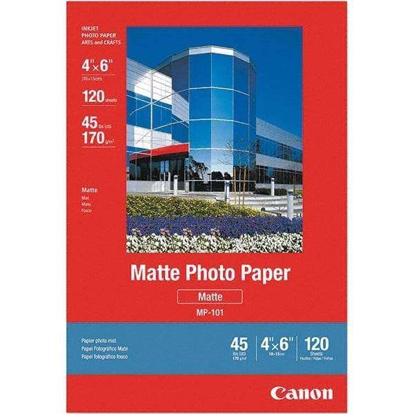 Canon - 4" x 6" White Photo Paper - Use with Canon Pixma Printers - Eagle Tool & Supply