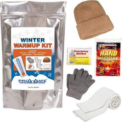 PRO-SAFE - Emergency Preparedness Kits Type: Winter Warm Up Kit Contents: Knit Stocking Cap; Gloves; Tube Socks; Emergency Blanket; (2) Hand Warmers - Eagle Tool & Supply