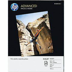 Hewlett-Packard - 8-1/2" x 11" White Photo Paper - Use with Inkjet Printers - Eagle Tool & Supply