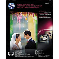 Hewlett-Packard - 8-1/2" x 11" White Photo Paper - Use with Inkjet Printers - Eagle Tool & Supply