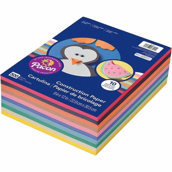 Pacon - Assorted Colors Construction Paper - Use with Craft Projects - Eagle Tool & Supply