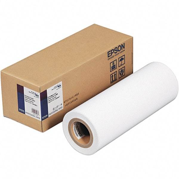 Epson - White Photo Paper - Use with Inkjet Printers - Eagle Tool & Supply