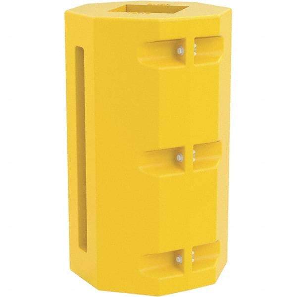 Vestil - 24" Wide x 24" Deep x 42" High, Steel Column Protector - Fits 10" Columns, Yellow - Eagle Tool & Supply