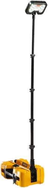 Pelican Products, Inc. - 12 Volt, Cordless, LED Portable Floor Work Light - 1 Head, 6,000 Lumens, Polypropylene, 26" High - Eagle Tool & Supply