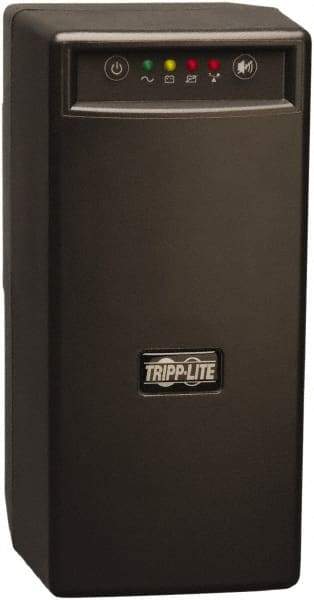 Tripp-Lite - 15 Amp, 600 VA, Tower Mount Standby Backup Uninterruptible Power Supply - Backup 3.3 min with Full Load & 11.1 min with Half Load, 120 VAC Input & Output, 375 Watt Output, 1 Phases, 6 Outlets - Eagle Tool & Supply