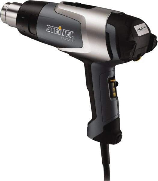 Steinel - 120 to 1,100°F Heat Setting, 4 to 13 CFM Air Flow, Heat Gun - 120 Volts, 12.5 Amps, 1,600 Watts, 6' Cord Length - Eagle Tool & Supply