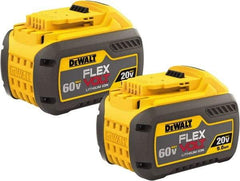 DeWALT - 60 Volt Lithium-Ion Power Tool Battery - 9 Ahr Capacity, 2 hr Charge Time, Series 20/60 FLEXVOLT - Eagle Tool & Supply