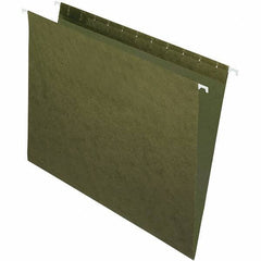 Pendaflex - 9-1/4 x 11-7/8", Letter Size, Standard Green, Hanging File Folder - 11 Point Stock, Straight Tab Cut Location - Eagle Tool & Supply