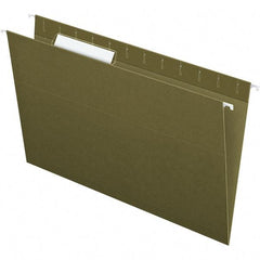 Pendaflex - 9-1/2 x 16", Legal, Standard Green, Hanging File Folder - 11 Point Stock, 1/3 Tab Cut Location - Eagle Tool & Supply