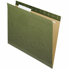 Pendaflex - 8-1/2 x 11", Letter Size, Standard Green, Hanging File Folder - 11 Point Stock, 1/3 Tab Cut Location - Eagle Tool & Supply